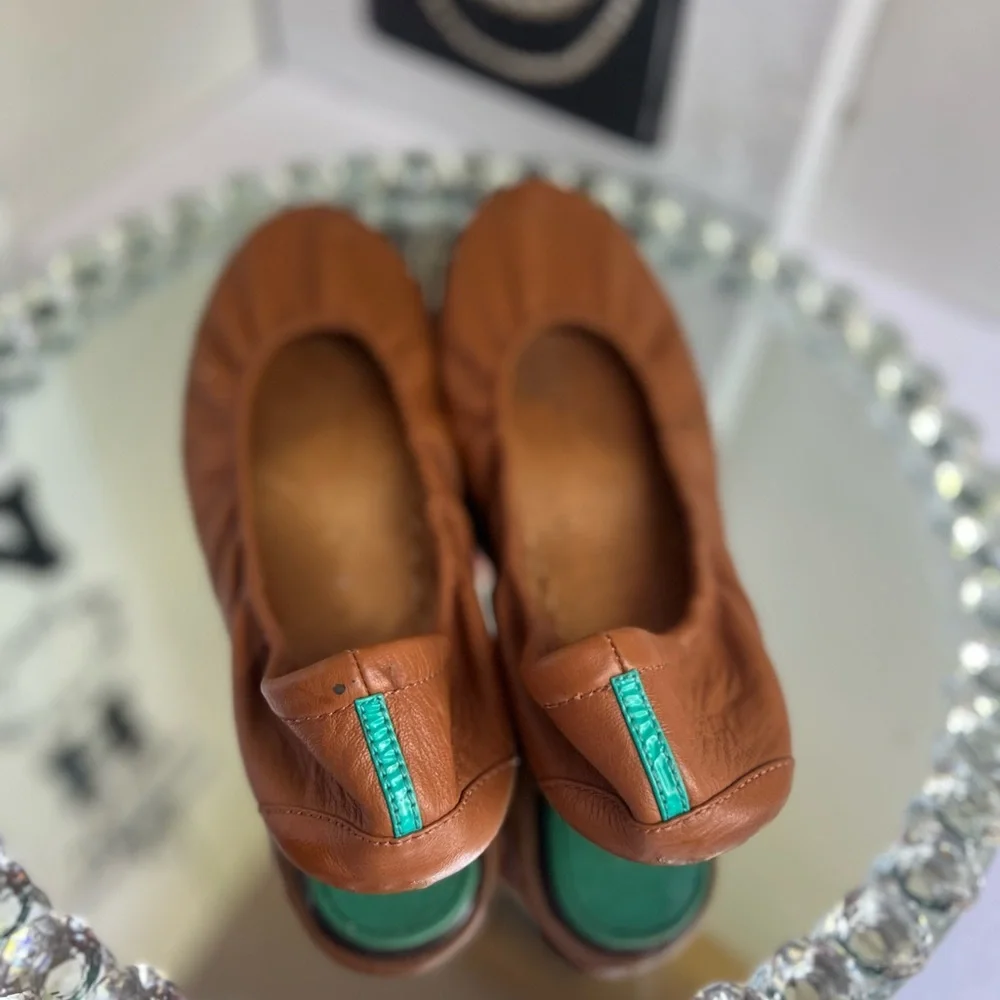 Tieks Chestnut Leather Ballet Flats size 9 - Picture 8 of 9